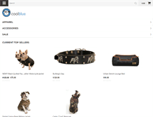 Tablet Screenshot of coolbluedog.com